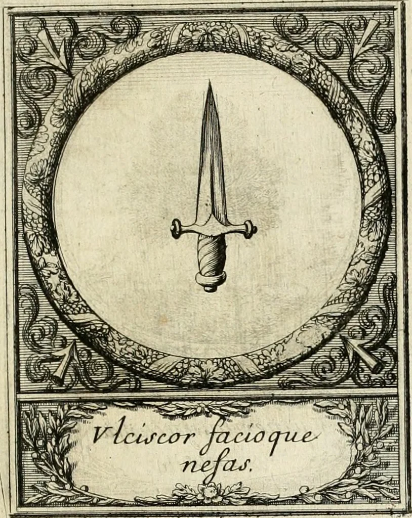 An illustration from De l'art des devises, 1666, leaf 544