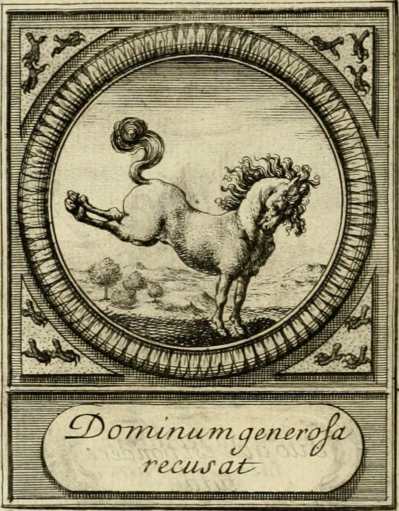An illustration from De l'art des devises, 1666, leaf 547