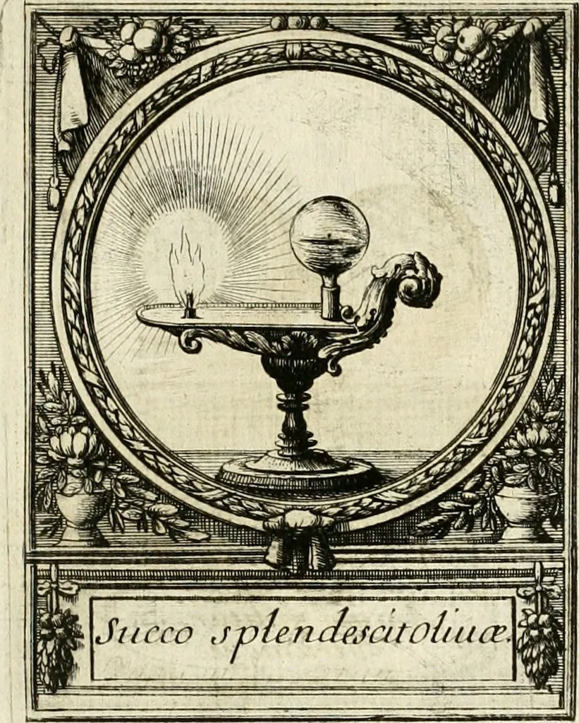 An illustration from De l'art des devises, 1666, leaf 552