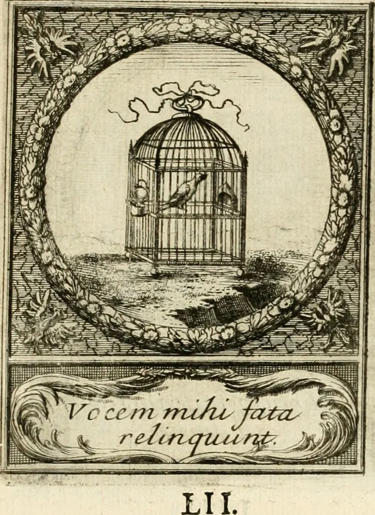 An illustration from De l'art des devises, 1666, leaf 554