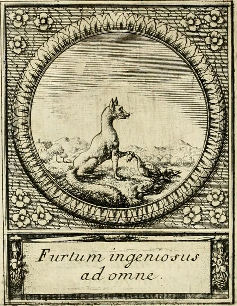 An illustration from De l'art des devises, 1666, leaf 555