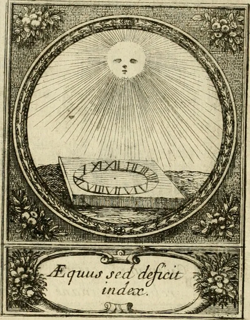 An illustration from De l'art des devises, 1666, leaf 557