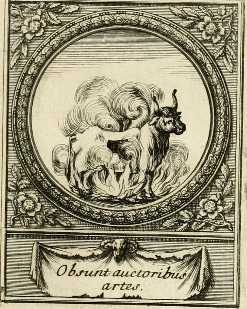 An illustration from De l'art des devises, 1666, leaf 558