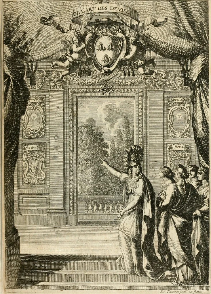 An illustration from De l'art des devises, 1666, leaf 6
