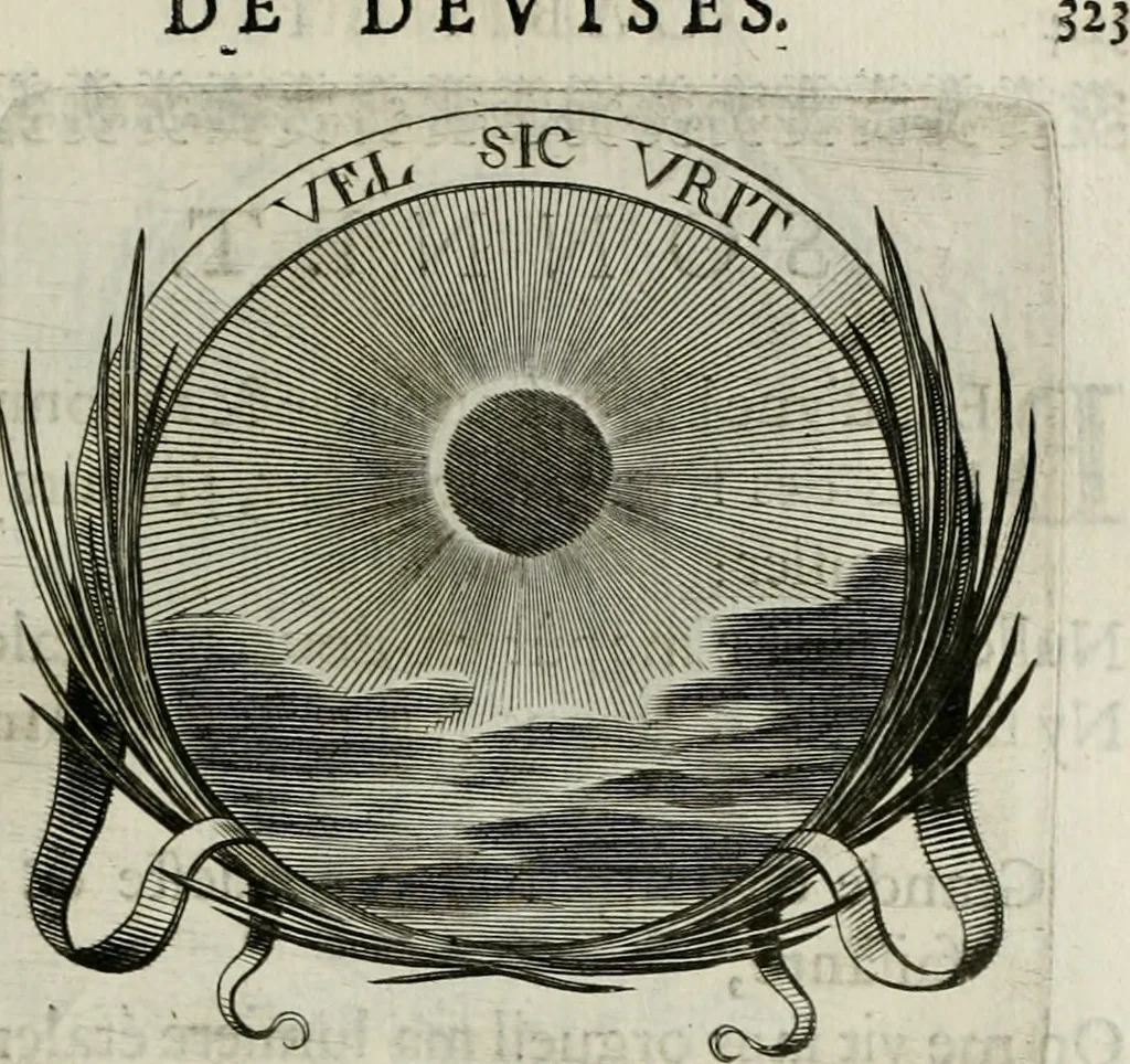 An illustration from De l'art des devises, 1666, leaf 368