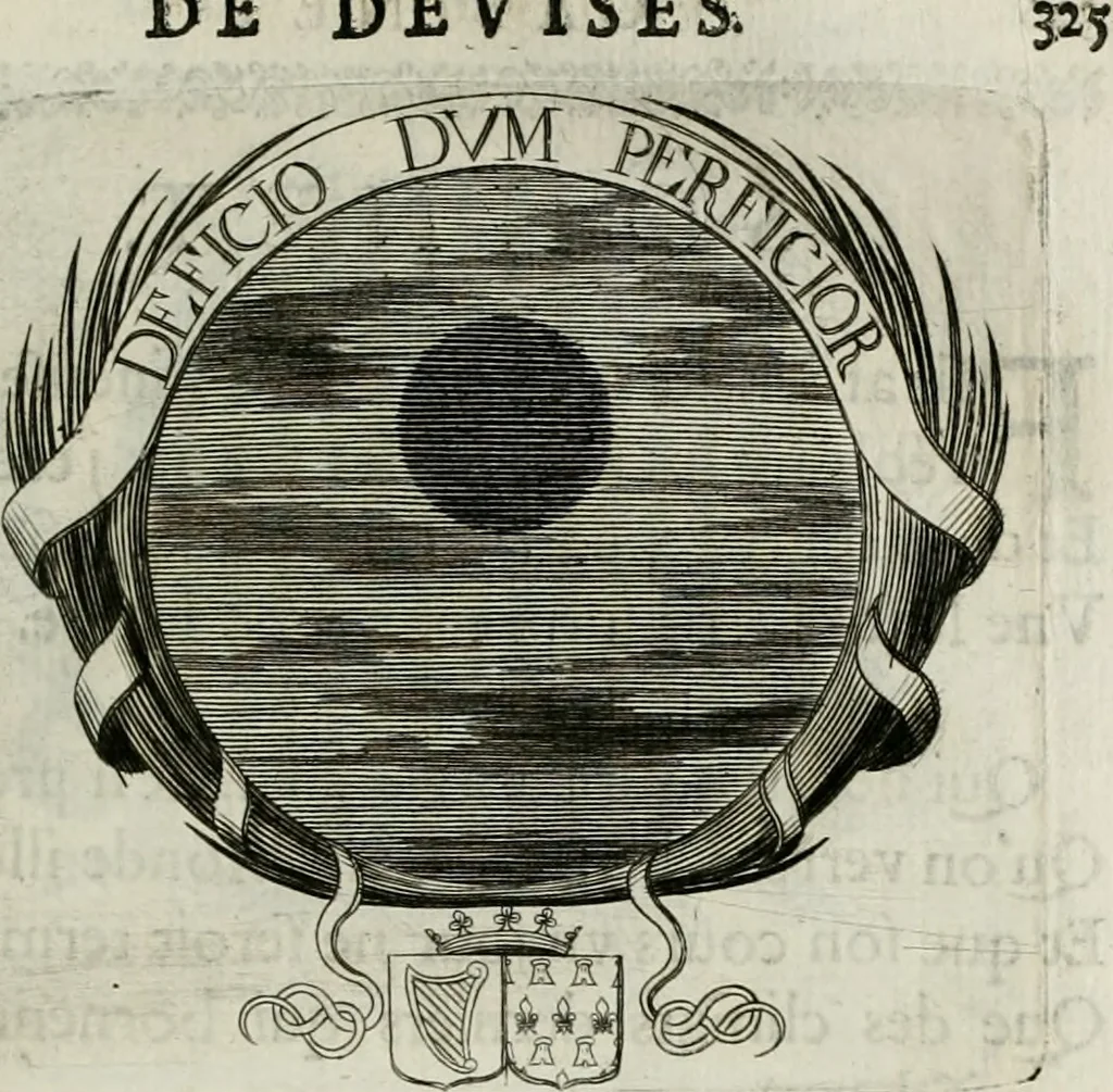 An illustration from De l'art des devises, 1666, leaf 370