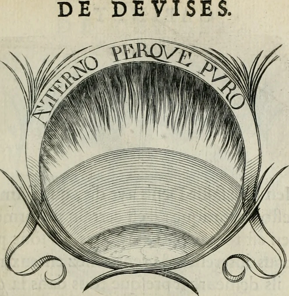 An illustration from De l'art des devises, 1666, leaf 404