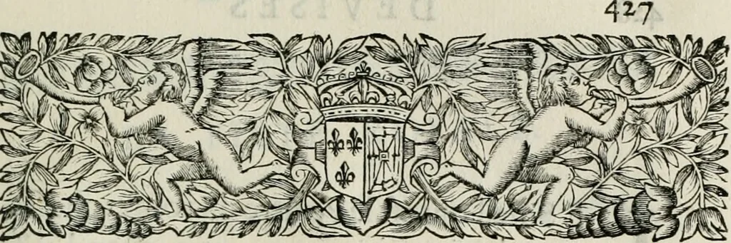 An illustration from De l'art des devises, 1666, leaf 472