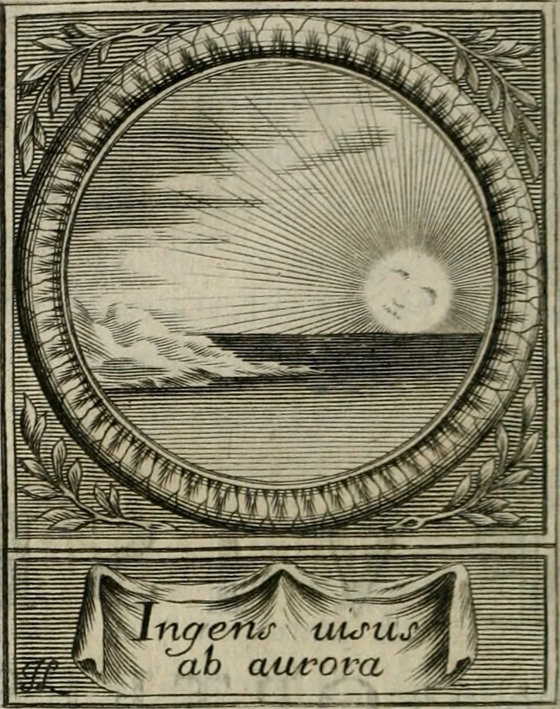 An illustration from De l'art des devises, 1666, leaf 503