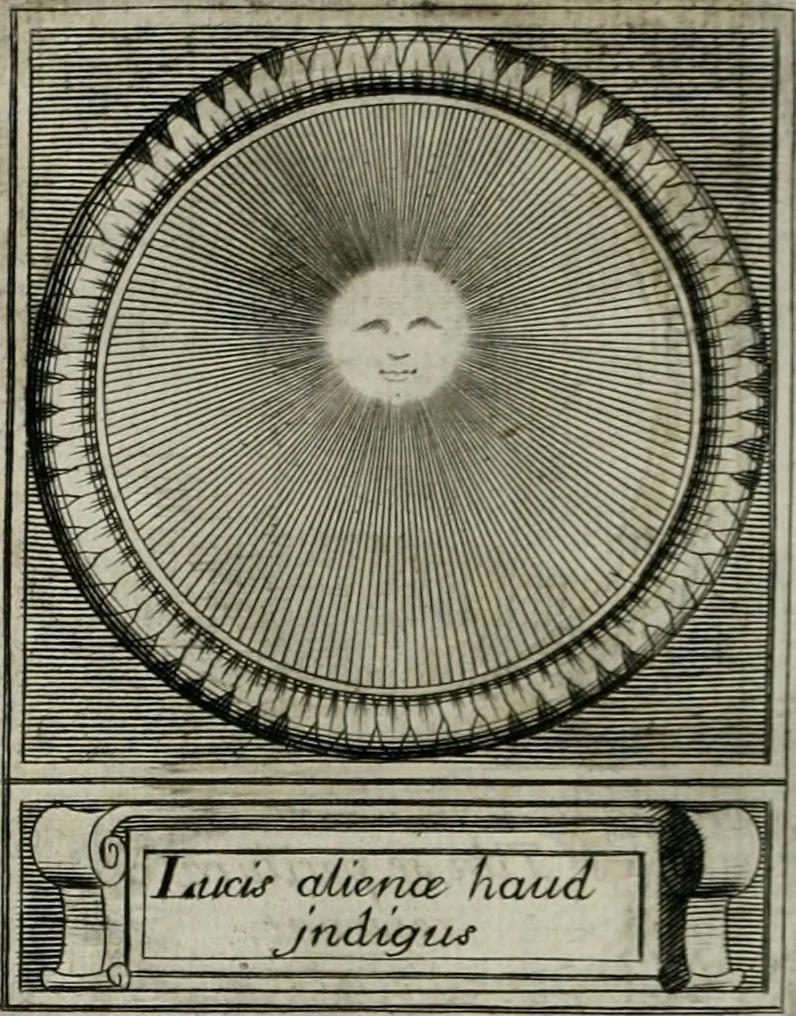 An illustration from De l'art des devises, 1666, leaf 517