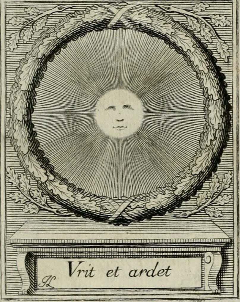 An illustration from De l'art des devises, 1666, leaf 518