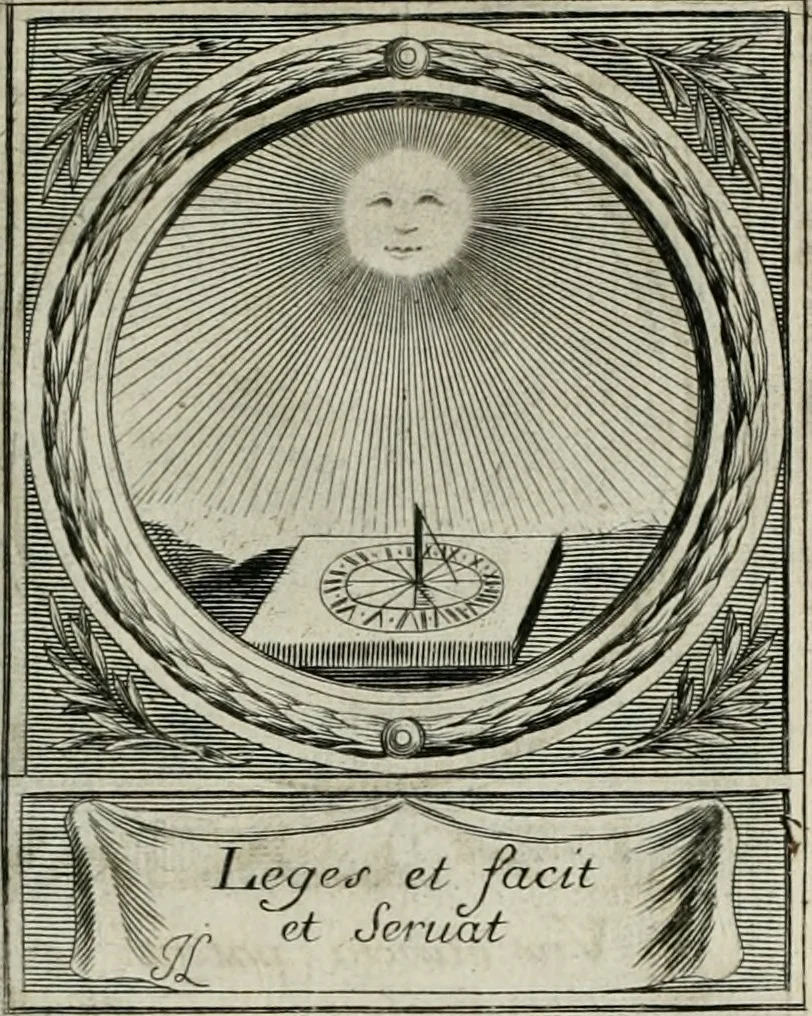 An illustration from De l'art des devises, 1666, leaf 520