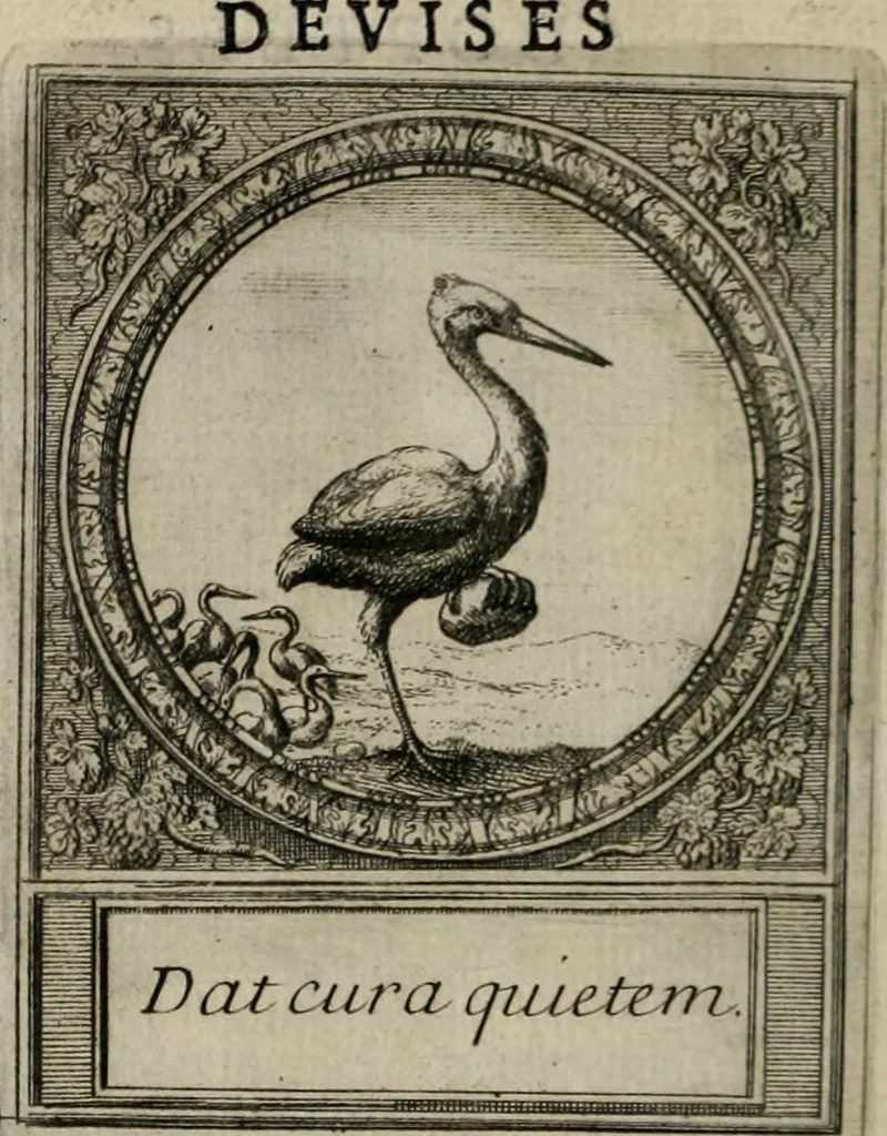 An illustration from De l'art des devises, 1666, leaf 529