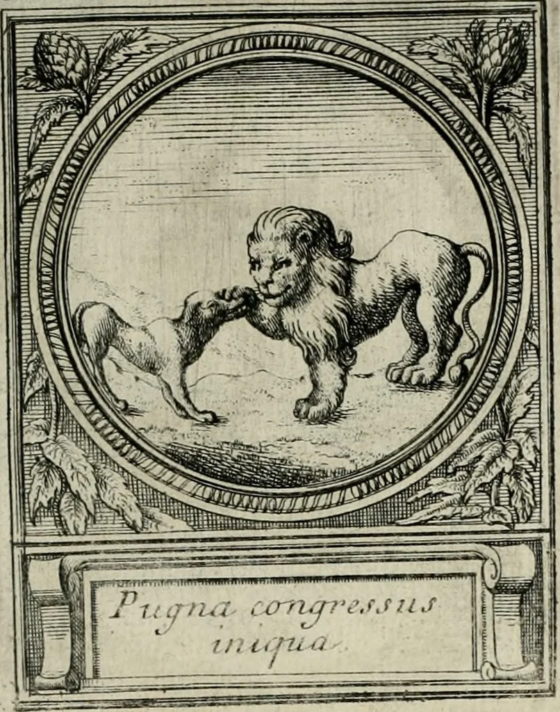 An illustration from De l'art des devises, 1666, leaf 542