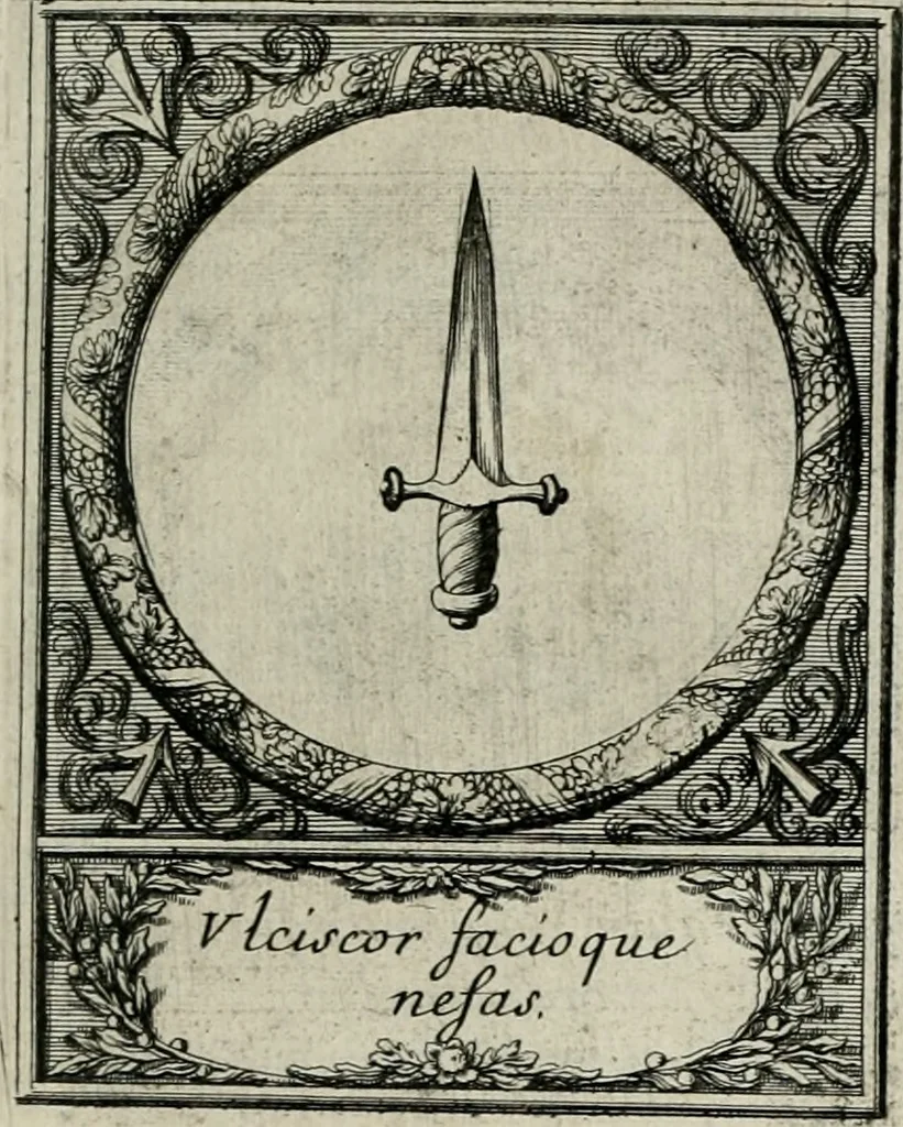 An illustration from De l'art des devises, 1666, leaf 544
