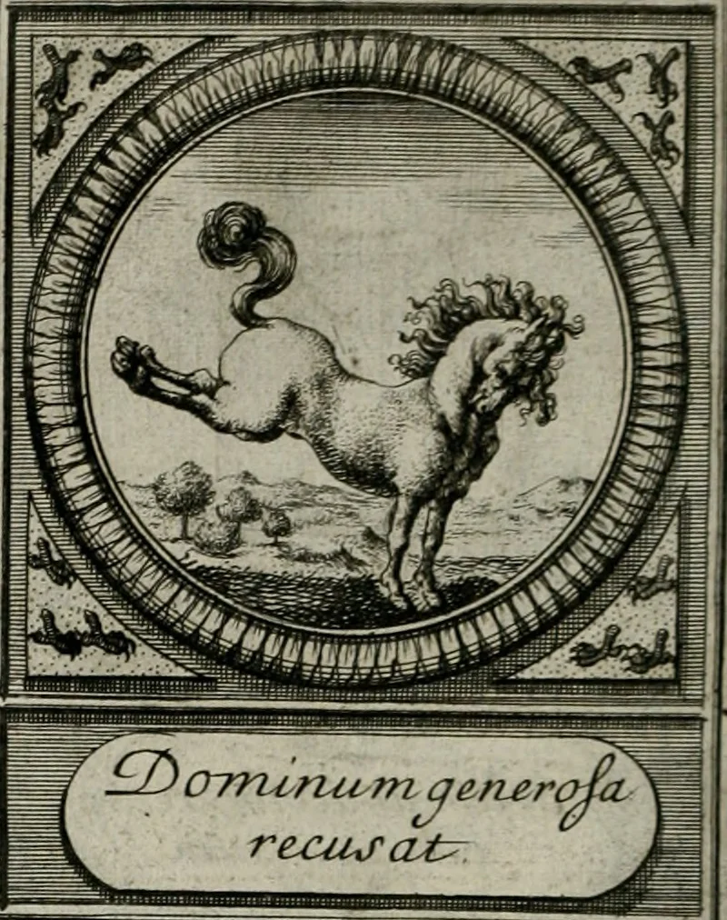 An illustration from De l'art des devises, 1666, leaf 547