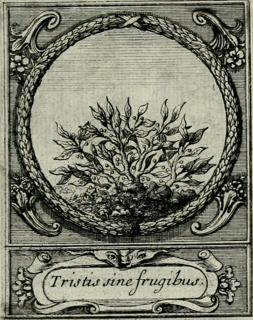 An illustration from De l'art des devises, 1666, leaf 550