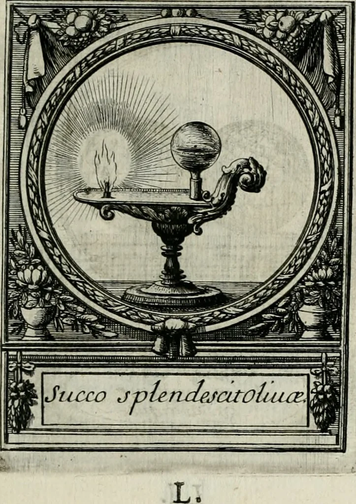 An illustration from De l'art des devises, 1666, leaf 552