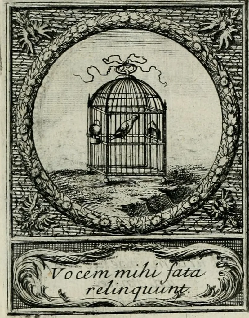 An illustration from De l'art des devises, 1666, leaf 554