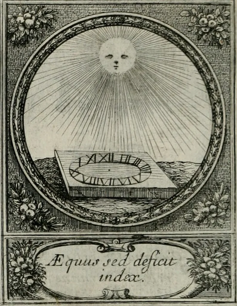 An illustration from De l'art des devises, 1666, leaf 557