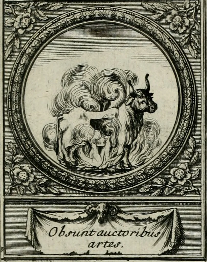 An illustration from De l'art des devises, 1666, leaf 558