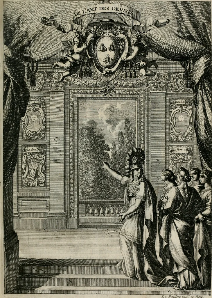 An illustration from De l'art des devises, 1666, leaf 6