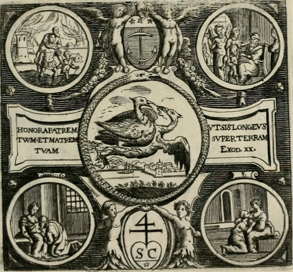 An illustration from De l'art des devises, 1666, leaf 8