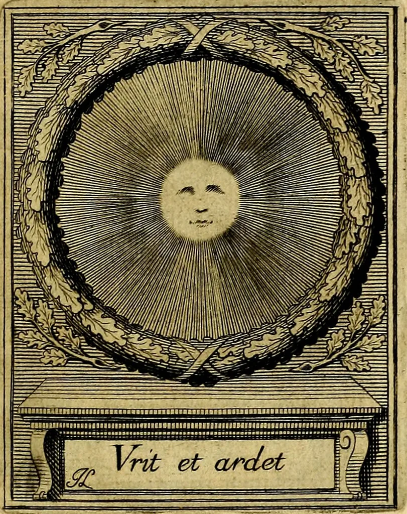 An illustration from De l'art des devises, 1666, leaf 516