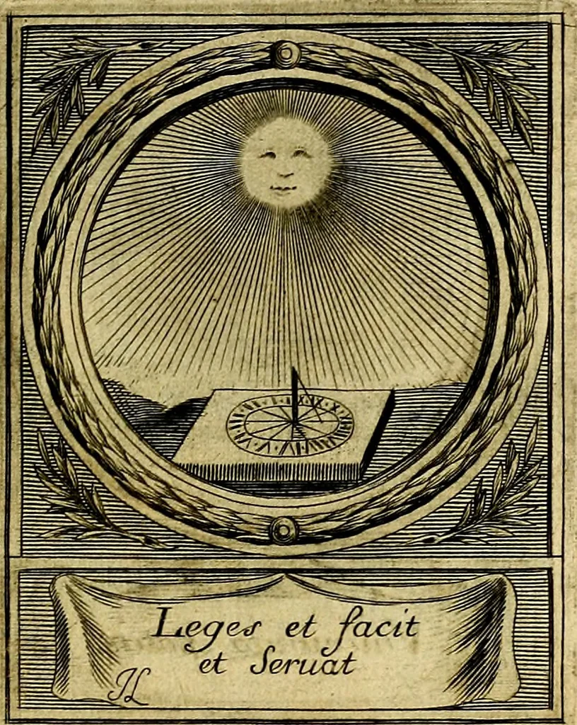 An illustration from De l'art des devises, 1666, leaf 518