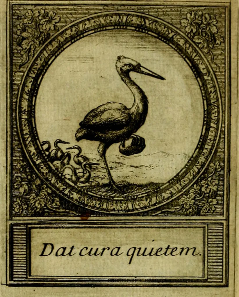 An illustration from De l'art des devises, 1666, leaf 527