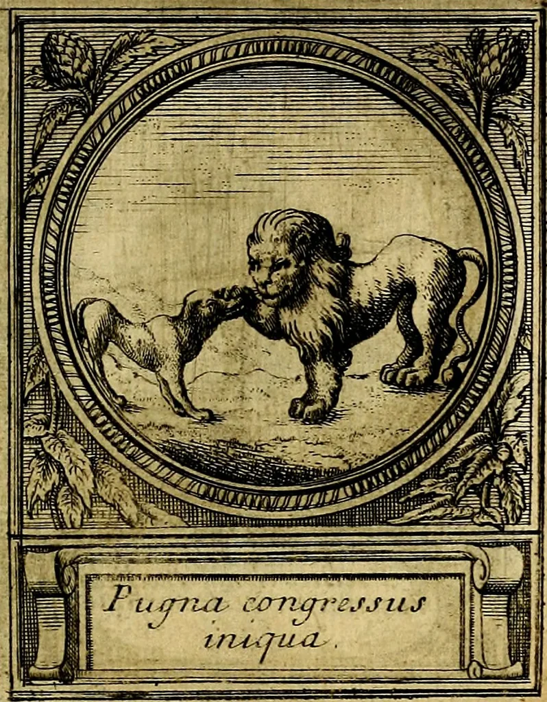 An illustration from De l'art des devises, 1666, leaf 540