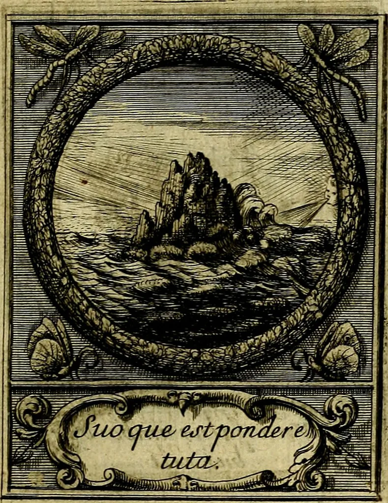 An illustration from De l'art des devises, 1666, leaf 546