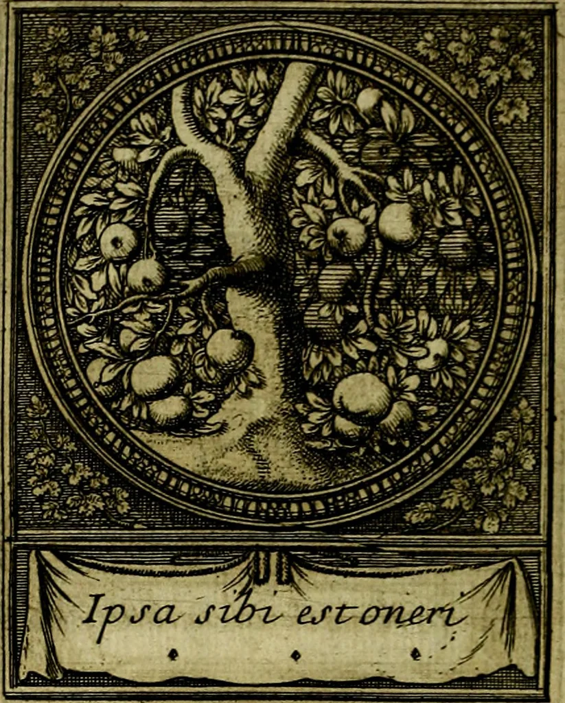 An illustration from De l'art des devises, 1666, leaf 549
