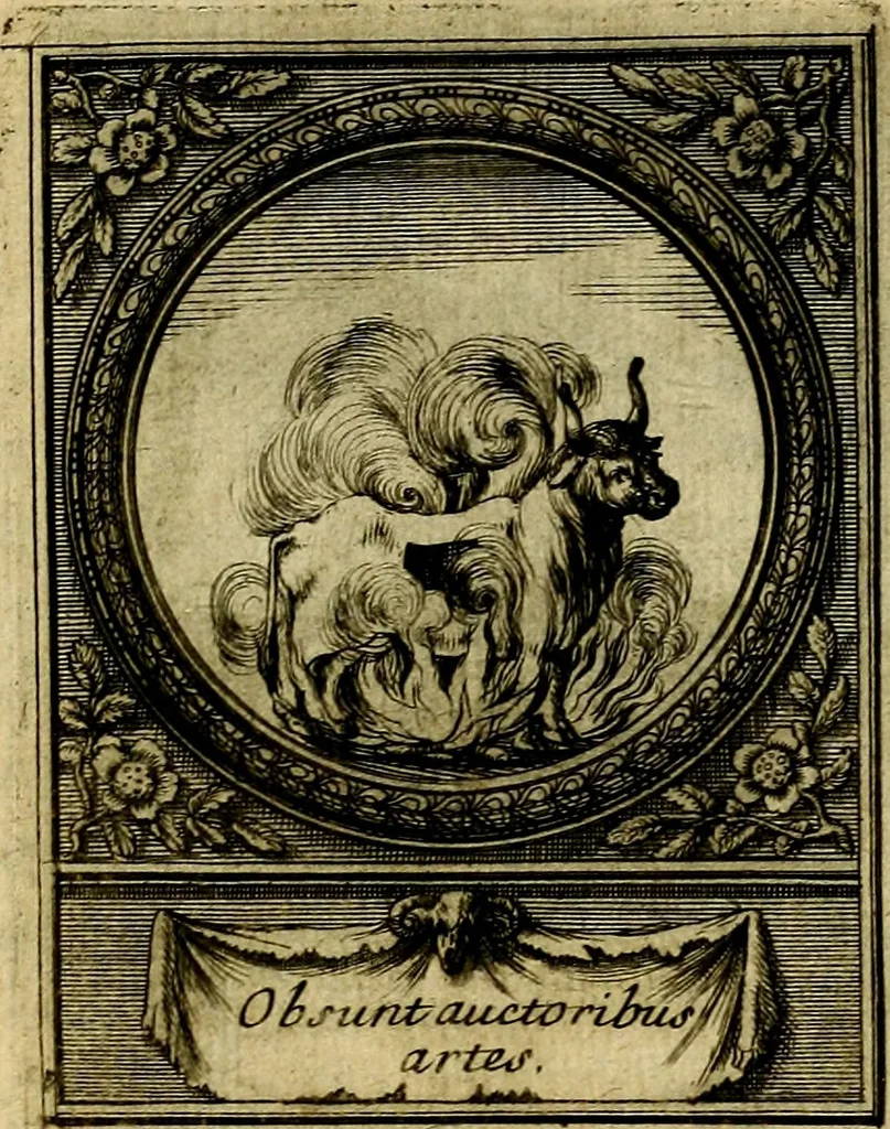 An illustration from De l'art des devises, 1666, leaf 556
