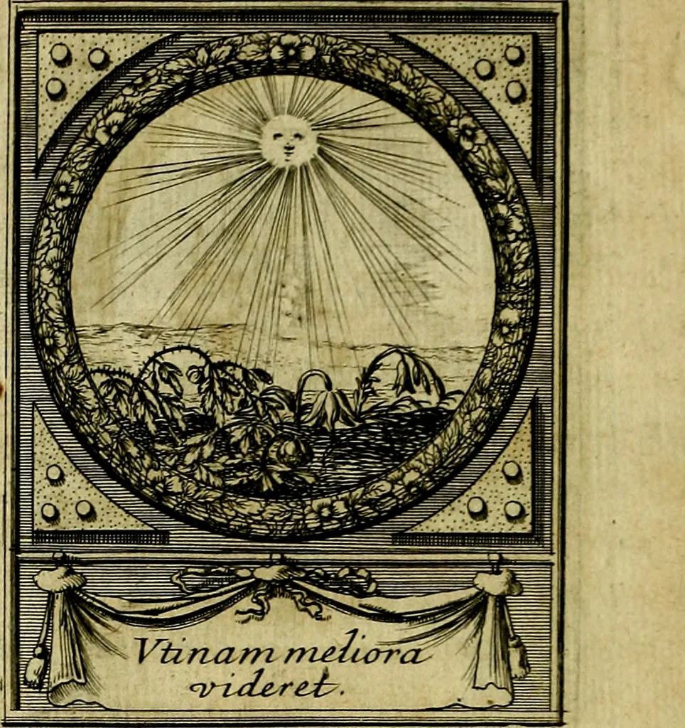 An illustration from De l'art des devises, 1666, leaf 557