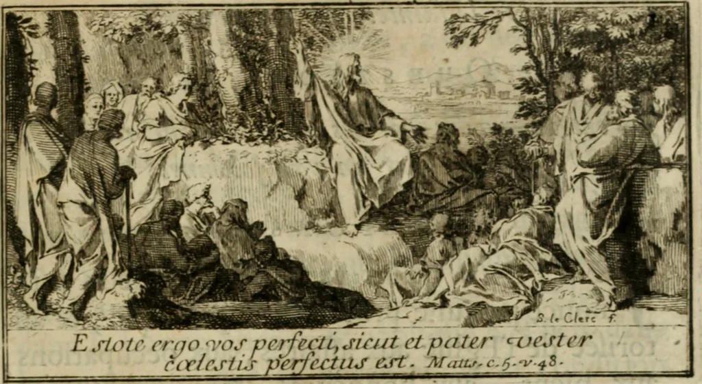 An illustration from De la sainteté et des devoirs de la vie monastique, 1683, leaf 28
