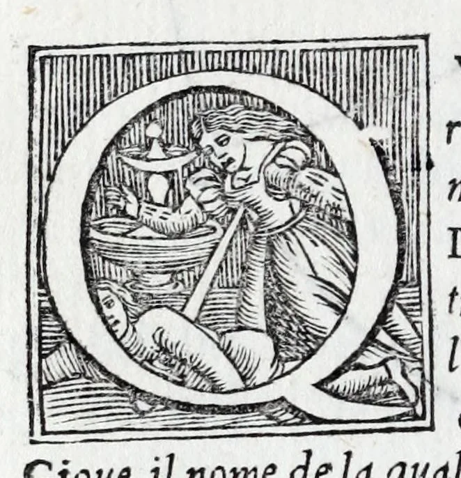 An illustration from De la sfera del mondo. Libri qvattro in lingva toscana: iqvali non per via di traduttione, nè à qual si voglia particolare scrittore obligati: ma parte da i migliori raccogliendo; e parte di nuouo producendo; contengano in se tutto quel ch'intorno à tal materia si possa desiderare; ridotti à tãta ageuolezza, & à cosi facil modo di dimostrare che qual si voglia poco essercitato negli studij di matemmatica potrà ageuolissimamente & con prestezza intenderne il tutto. De le stelle fisse. Libro vno con le sve figvre, e con le sve tauole: doue cõ marauigliosa ageuolezza potrà ciascheduno conoscere qualunque stella dele XLVIII immagini del cielo stellato, e le fauole loro integramente: & sapere in ogni tempo del'anno, à qual si voglia hora di notte, in che parte del cielo si truovino, non solo le dette immagini, ma qualunq[ue] stella di quelle, 1540, leaf 144