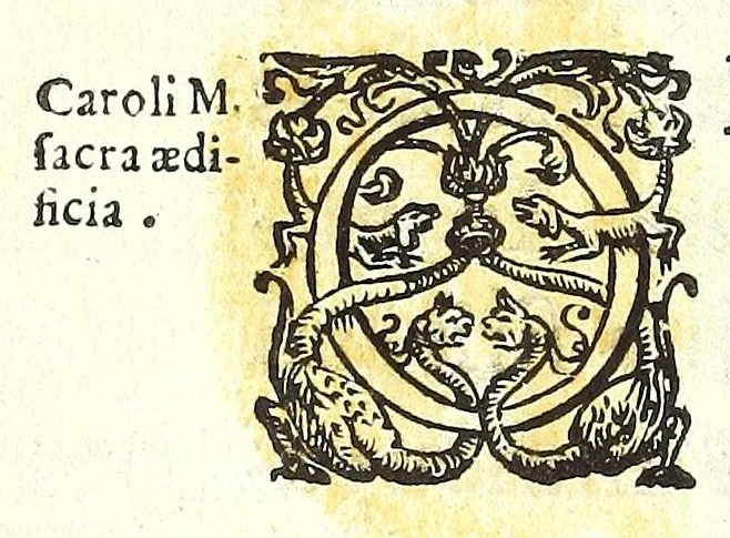 An illustration from De Lateranensibus parietinis : restitutis dissertatio historica, 1625, leaf 24