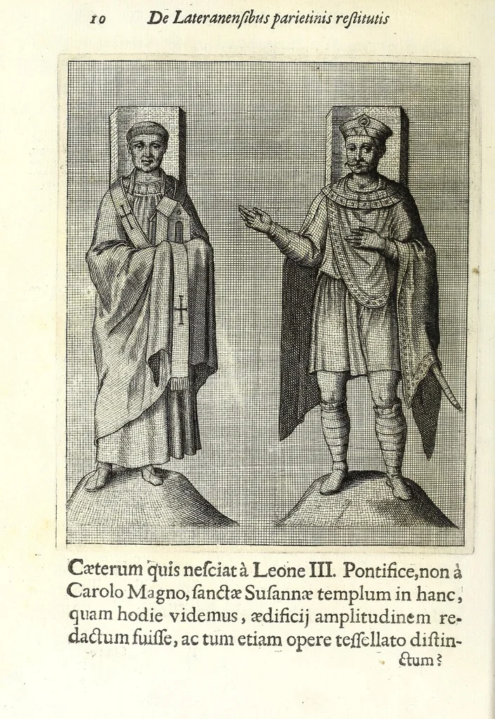 An illustration from De Lateranensibus parietinis : restitutis dissertatio historica, 1625, leaf 28