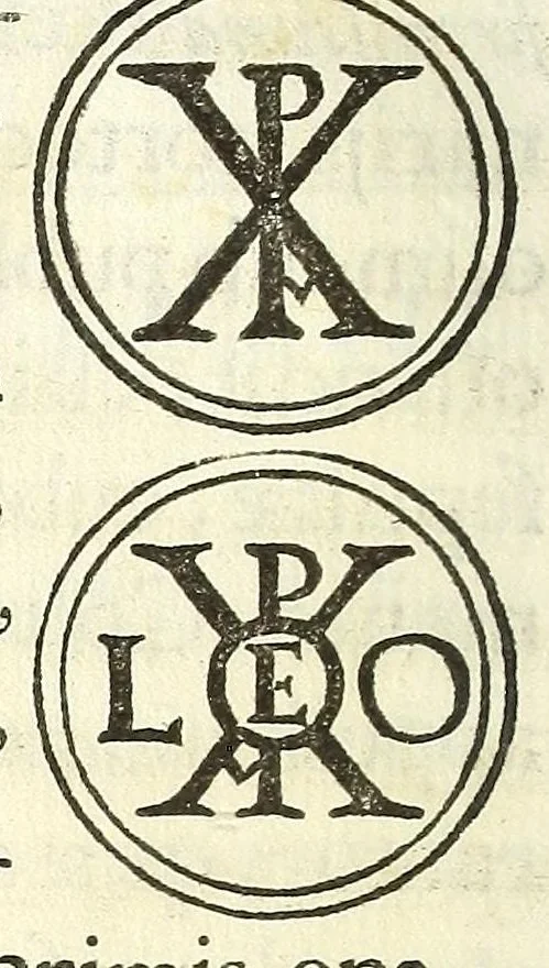 An illustration from De Lateranensibus parietinis : restitutis dissertatio historica, 1625, leaf 32