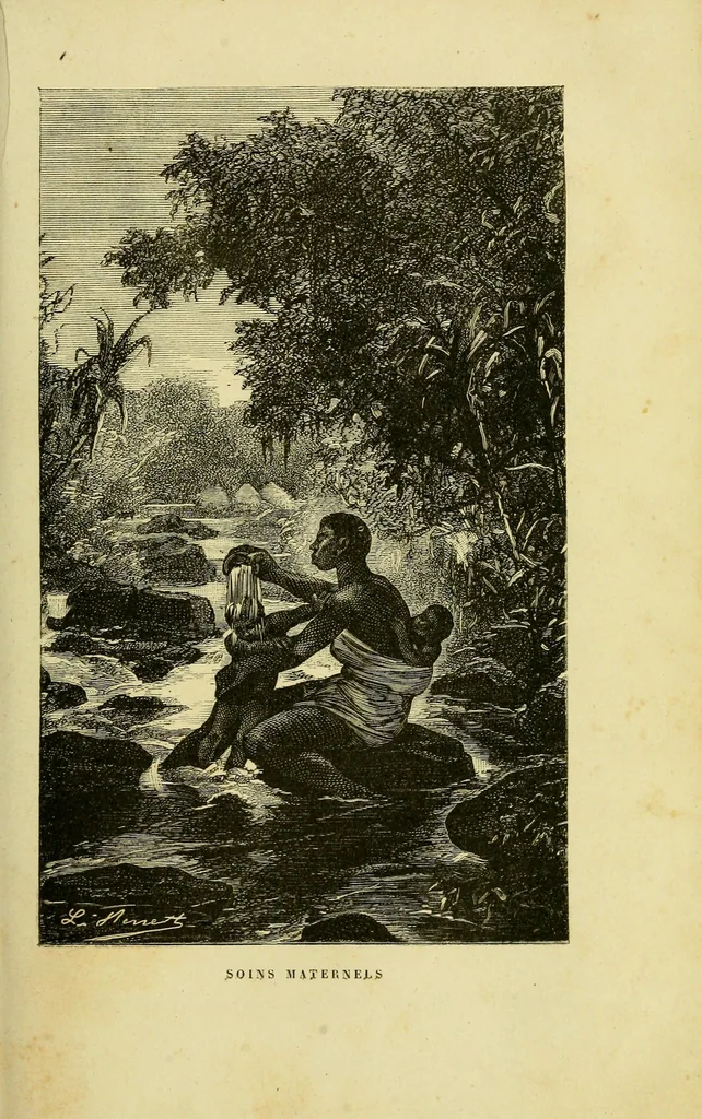 An illustration from De l'Atlantique au Niger par le Foutah-Djallon : carnet de voyage, 1883, leaf 231