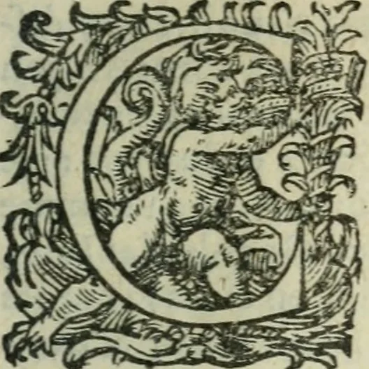 An illustration from De la verité de la religion chrestienne, contre les athees, epícuriens, paiens, juifs, mahumedistes & autres infideles. Reueuë par l'autheur. Auec vne table tresample des principales matieres qui y sont contenues, 1585, leaf 16