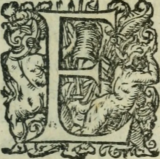 An illustration from De la verité de la religion chrestienne, contre les athees, epícuriens, paiens, juifs, mahumedistes & autres infideles. Reueuë par l'autheur. Auec vne table tresample des principales matieres qui y sont contenues, 1585, leaf 6