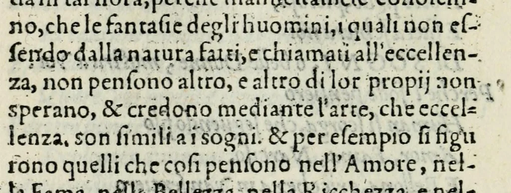 An illustration from Descrizione del Canto de Sogni : mandato dall'illustrissimo, & eccellentissimo s. principe di Fiorenza, & di Siena : il secondo giorno di febbraio 1565 in Fiorenza, 1566, leaf 8