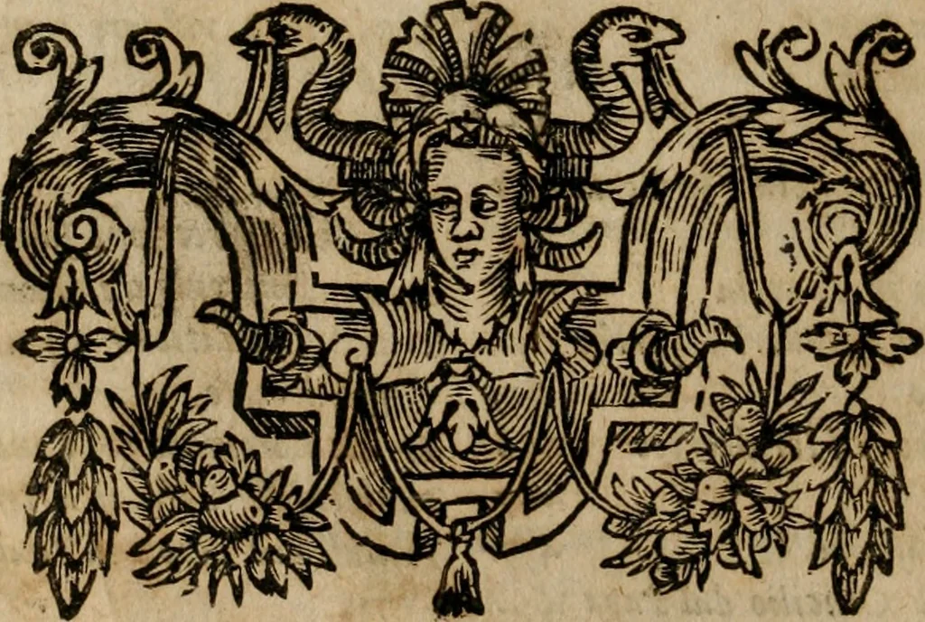 An illustration from Historia del Concilio Tridentino, 1629, leaf 21