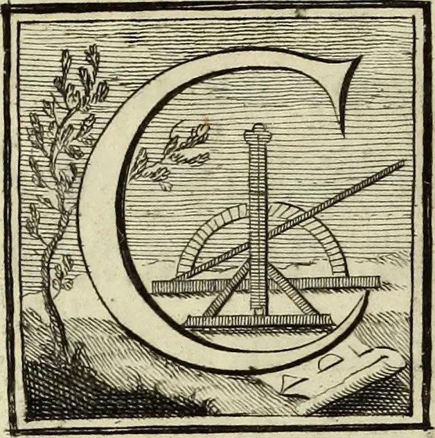 An illustration from Del conduttore elettrico posto nel campanile di S. Marco in Venezia : memoria, in cui occasionalmente si ragiona dei conduttori che possono applicarsi ai vascelli, ai magazzini da polvere, ed altri edifizj, 1776, leaf 21