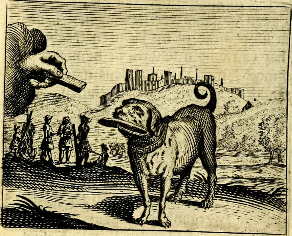 An illustration from De leermeester der zeden, vertoond in Horatius zinnebeelden, lierzangen, enz., Lof van 't landleven, en Bespiegeling op 't leven der menschen, verbeeld in de vier getyden des jaars. Met veele uitmuntende verzen vermeerderd, 1781, leaf 36