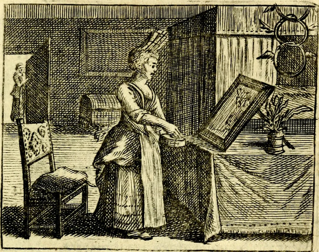 An illustration from De leermeester der zeden, vertoond in Horatius zinnebeelden, lierzangen, enz., Lof van 't landleven, en Bespiegeling op 't leven der menschen, verbeeld in de vier getyden des jaars. Met veele uitmuntende verzen vermeerderd, 1781, leaf 58
