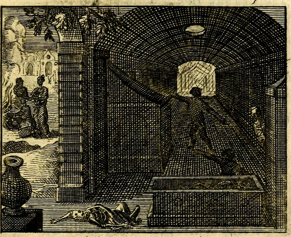 An illustration from De leermeester der zeden, vertoond in Horatius zinnebeelden, lierzangen, enz., Lof van 't landleven, en Bespiegeling op 't leven der menschen, verbeeld in de vier getyden des jaars. Met veele uitmuntende verzen vermeerderd, 1781, leaf 62