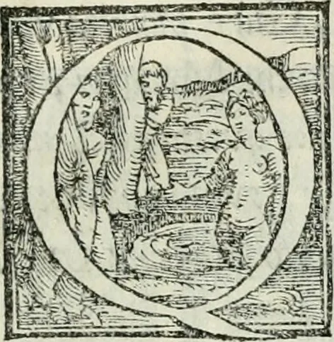 An illustration from De le lettere di m. Clavdio Tolomei lib. sette. Con vna breve dichiarazione in fine di tvtto l'ordin de l'ortografia di qvesta opera, 1547, leaf 120